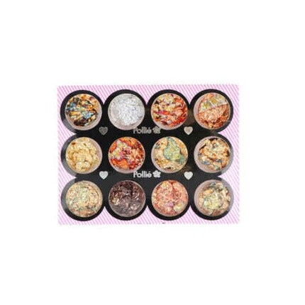 Сверкающий дизайн ногтей 12 цветов 12 х 1 г, Eurostil
Сверкающий дизайн ногтей 12 цветов 12 х 1 г, Eurostil