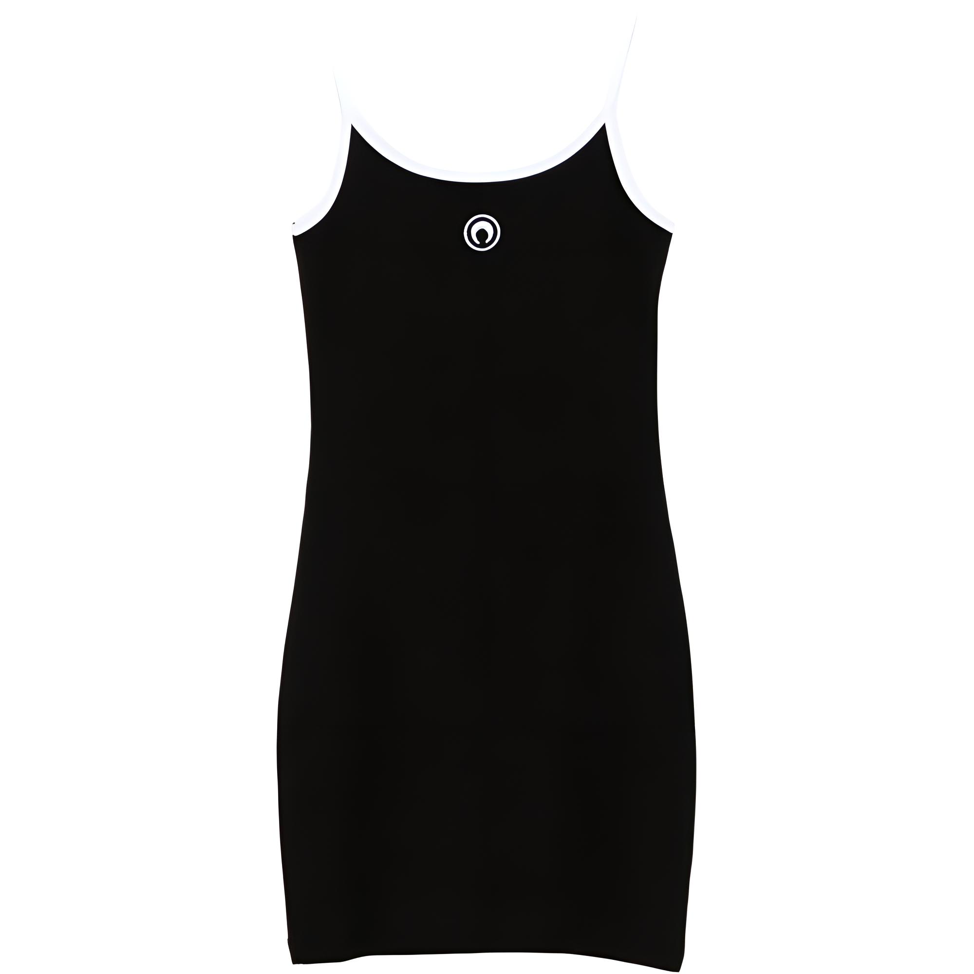 Футболка-платье с лунным логотипом Marine Serre, черный
Футболка-платье с лунным логотипом Marine Serre, черный