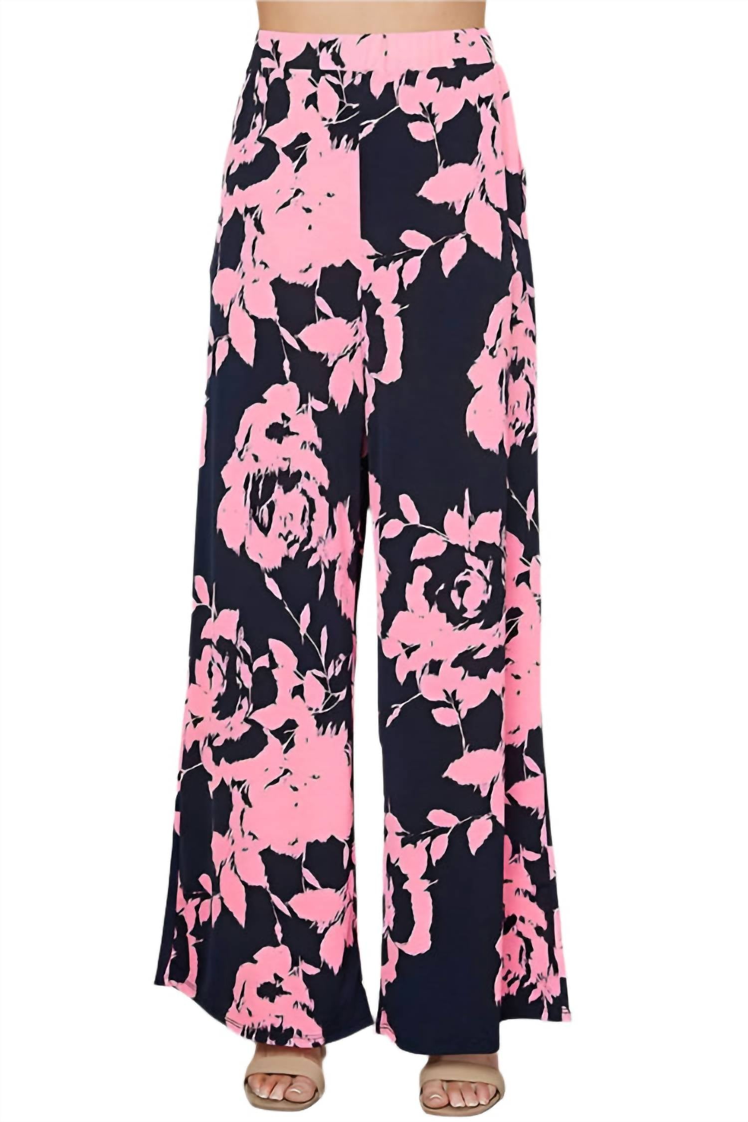 Брюки с цветочным принтом - Plus в цвете темно-синий/розовый Shopin LA
Брюки с цветочным принтом - Plus в цвете темно-синий/розовый Shopin LA