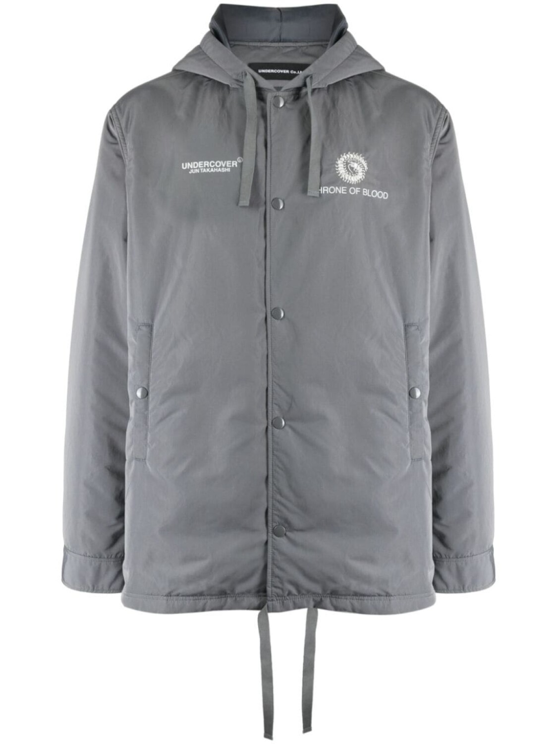 Undercover куртка с капюшоном и принтом, серый 
Undercover куртка с капюшоном и принтом, серый