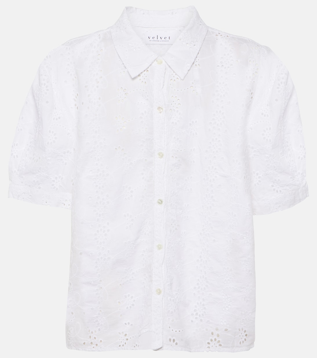 Хлопковый топ Оливия Velvet, белый
Хлопковый топ Оливия Velvet, белый