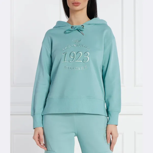 Толстовка обычного кроя Aeronautica Militare, бирюзовый
Толстовка обычного кроя Aeronautica Militare, бирюзовый
