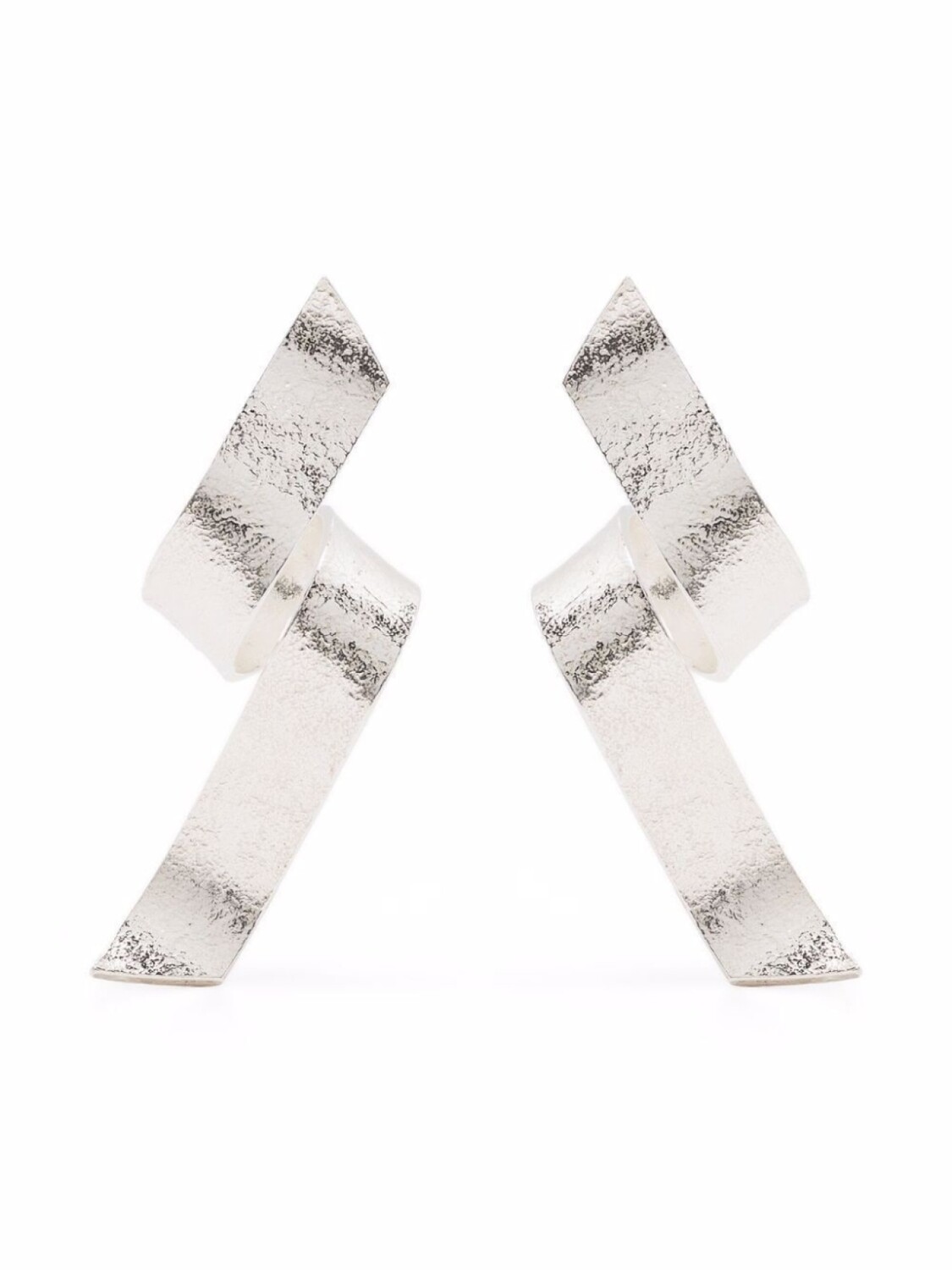 Витые серьги Swirl Wouters & Hendrix, серебряный 
Витые серьги Swirl Wouters & Hendrix, серебряный