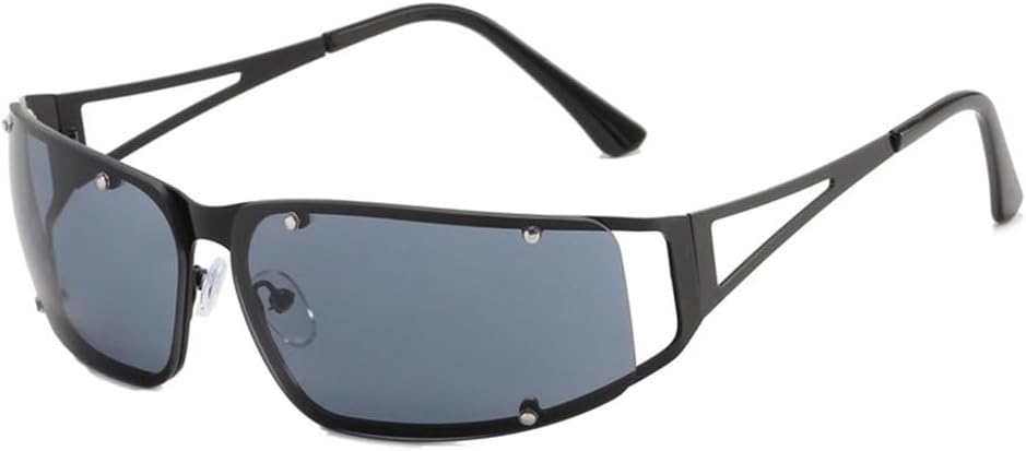 Женские модные солнцезащитные очки с полой линзой, ретро-стиль, для уличной фотографии, в стиле 2000-х, стимпанк, с прозрачными линзами, трендовые оттенки KTUCN, Black
Женские модные солнцезащитные очки с полой линзой, ретро-стиль, для уличной фотографии, в стиле 2000-х, стимпанк, с прозрачными линзами, трендовые оттенки KTUCN, Black