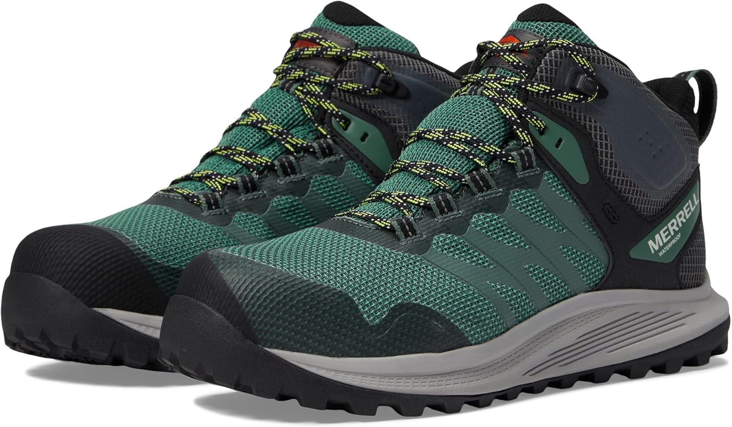 Мужские ботинки Merrell Nova 3 Mid Waterproof с карбоновым волокном, Forest/Hiviz
Мужские ботинки Merrell Nova 3 Mid Waterproof с карбоновым волокном, Forest/Hiviz