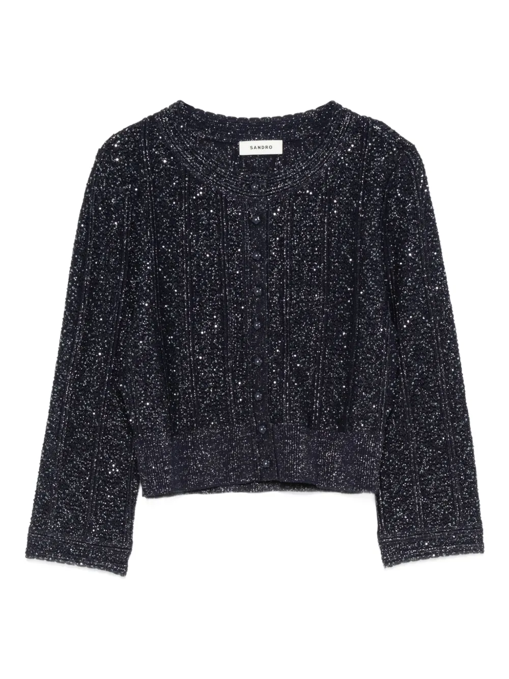 Кардиган на пуговицах Sandro, синий
Кардиган на пуговицах Sandro, синий
