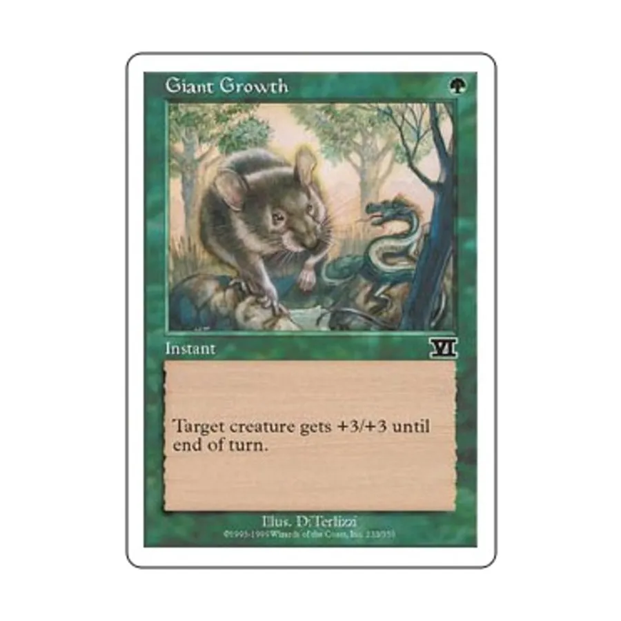 CCG Гигантский рост (С), MTG - 6th Edition (Classic)
CCG Гигантский рост (С), MTG - 6th Edition (Classic)