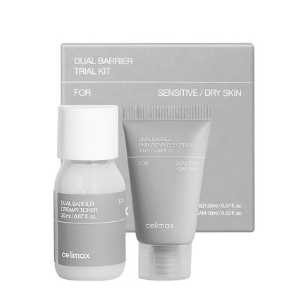 Подарочный набор Dual Barrier Trial Kit в дорожном формате с кремовым тоником и средствами для ухода за кожей. Celimax
Подарочный набор Dual Barrier Trial Kit в дорожном формате с кремовым тоником и средствами для ухода за кожей. Celimax