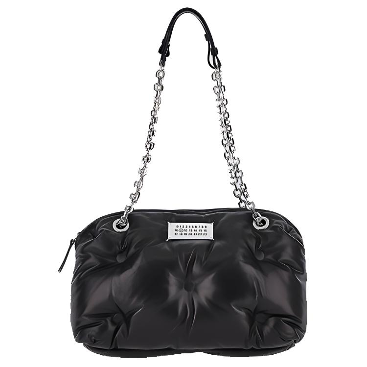 Maison Margiela Женская сумка Glam Slam из овечьей кожи в форме облака, подушки, дамской сумочки, наплечного мешка, черная
Maison Margiela Женская сумка Glam Slam из овечьей кожи в форме облака, подушки, дамской сумочки, наплечного мешка, черная