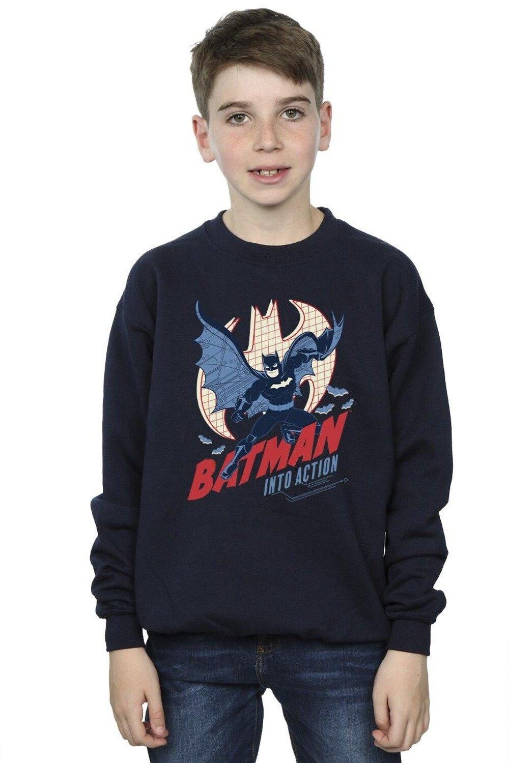 Толстовка «Бэтмен в действии» DC Comics, темно-синий
Толстовка «Бэтмен в действии» DC Comics, темно-синий