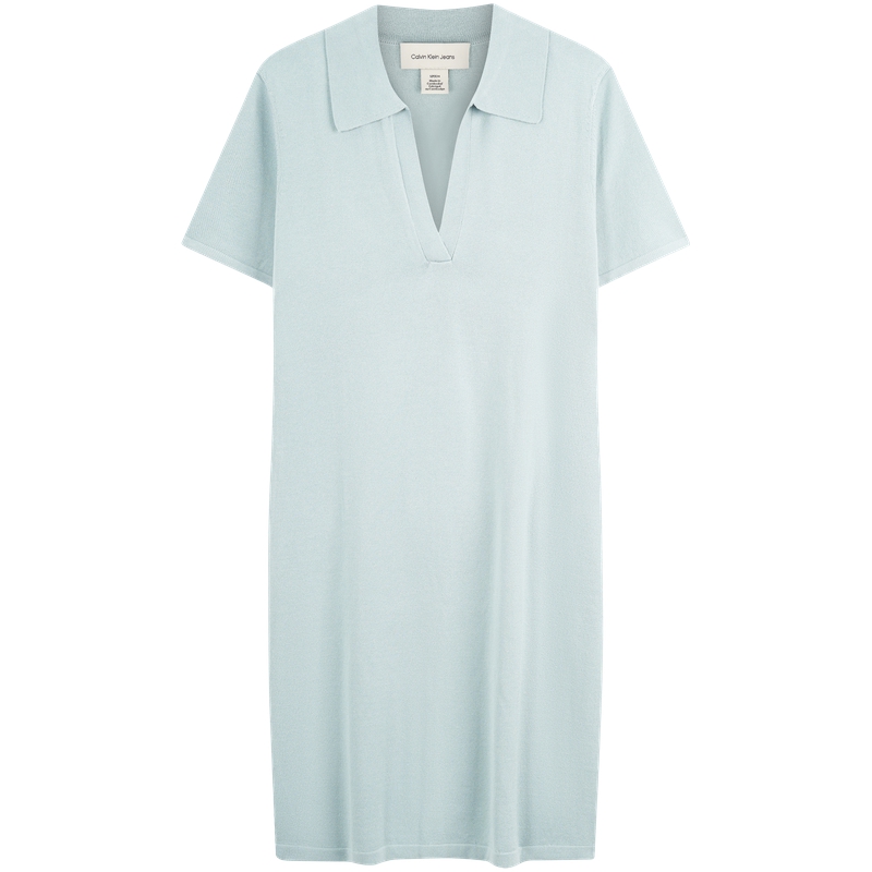 SS25 платье с короткими рукавами Women's Calvin Klein, синий
SS25 платье с короткими рукавами Women's Calvin Klein, синий