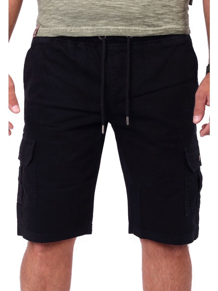 Тканевые шорты RESLAD Shorts kurze Cargo-Shorts, черный 
Тканевые шорты RESLAD Shorts kurze Cargo-Shorts, черный