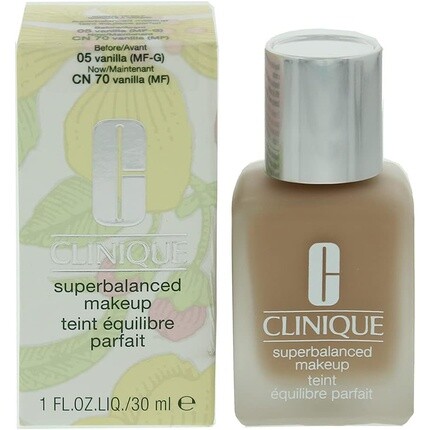 Clinique Superbalanced Тональный крем под макияж 30 мл - 05 Cn70 Ваниль 
Clinique Superbalanced Тональный крем под макияж 30 мл - 05 Cn70 Ваниль