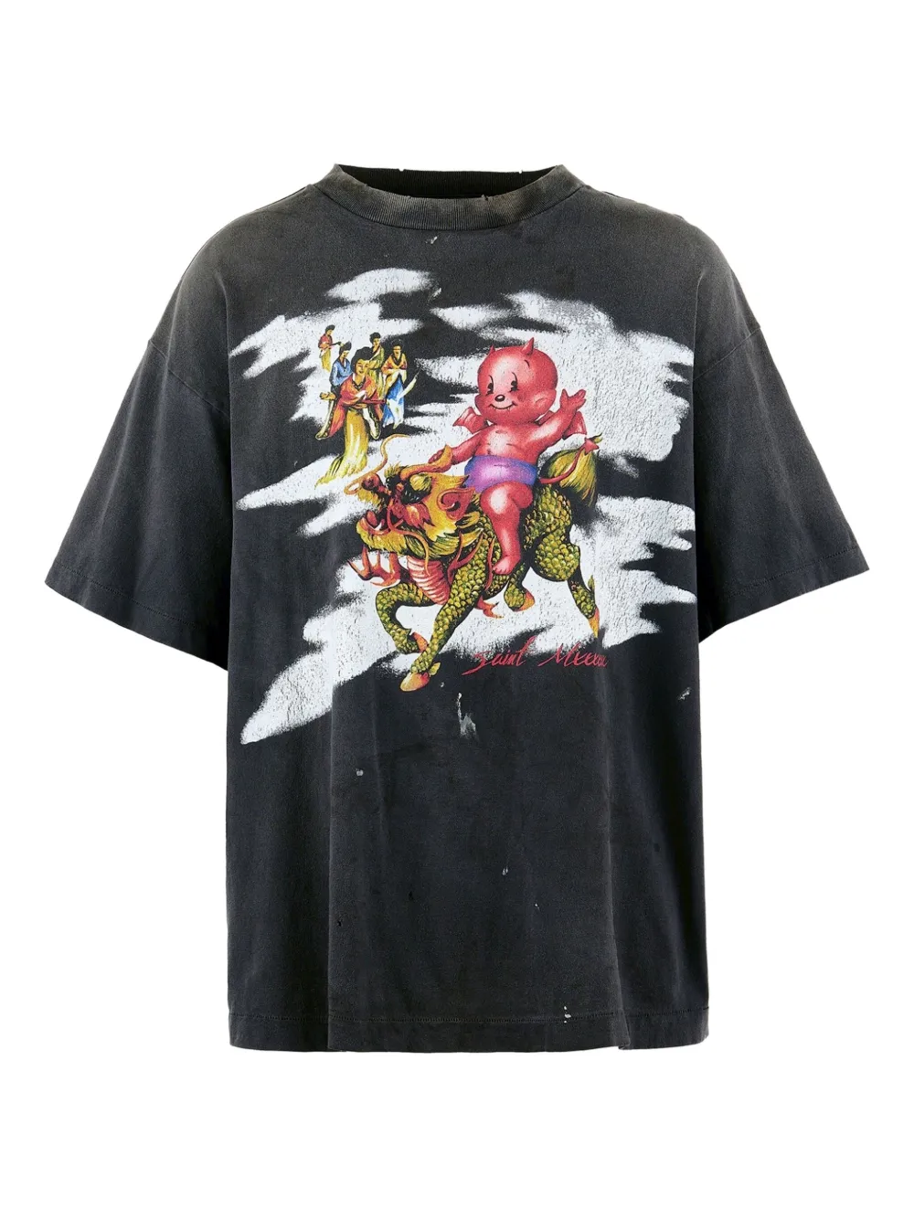 Футболка с графичным принтом SAINT MXXXXXX, черный
Футболка с графичным принтом SAINT MXXXXXX, черный