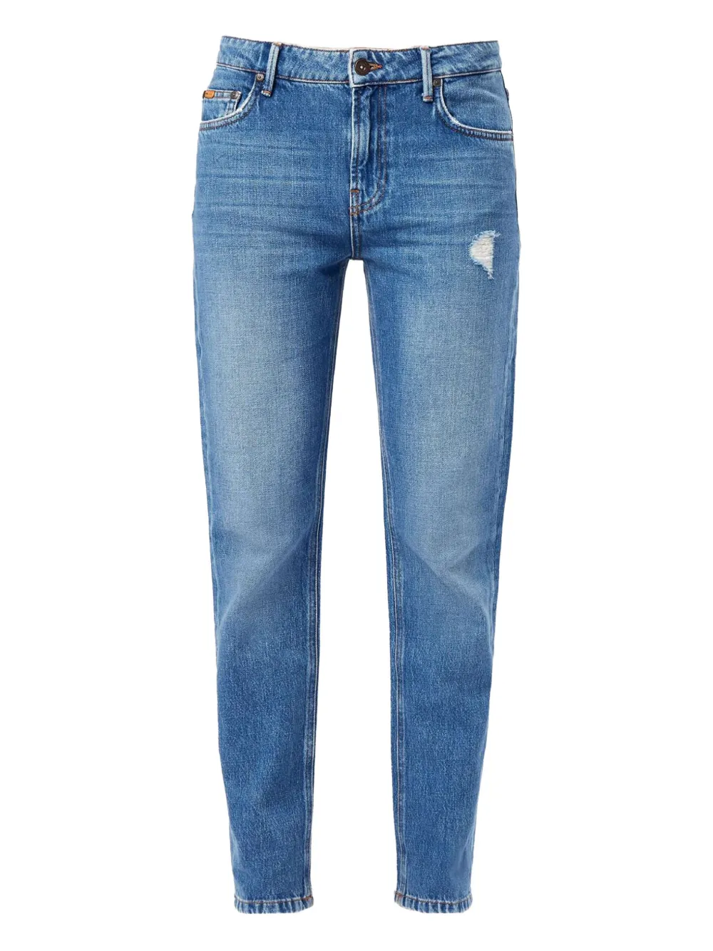 Джинсы бойфренды с прорезями No43, синий
Джинсы бойфренды с прорезями No43, синий