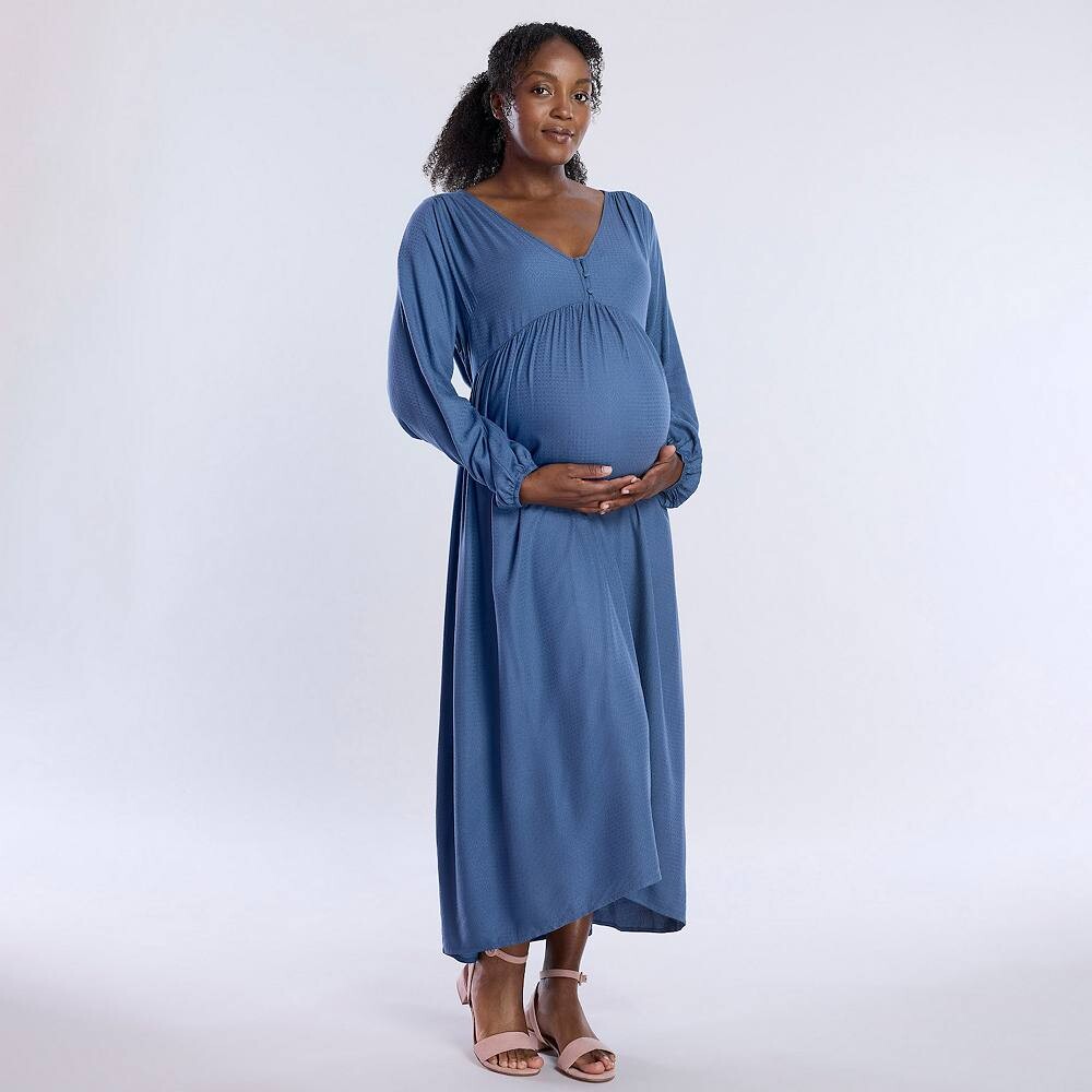 Платье миди на пуговицах спереди Maternity Motherhood, цвет Vintage Indigo
Платье миди на пуговицах спереди Maternity Motherhood, цвет Vintage Indigo