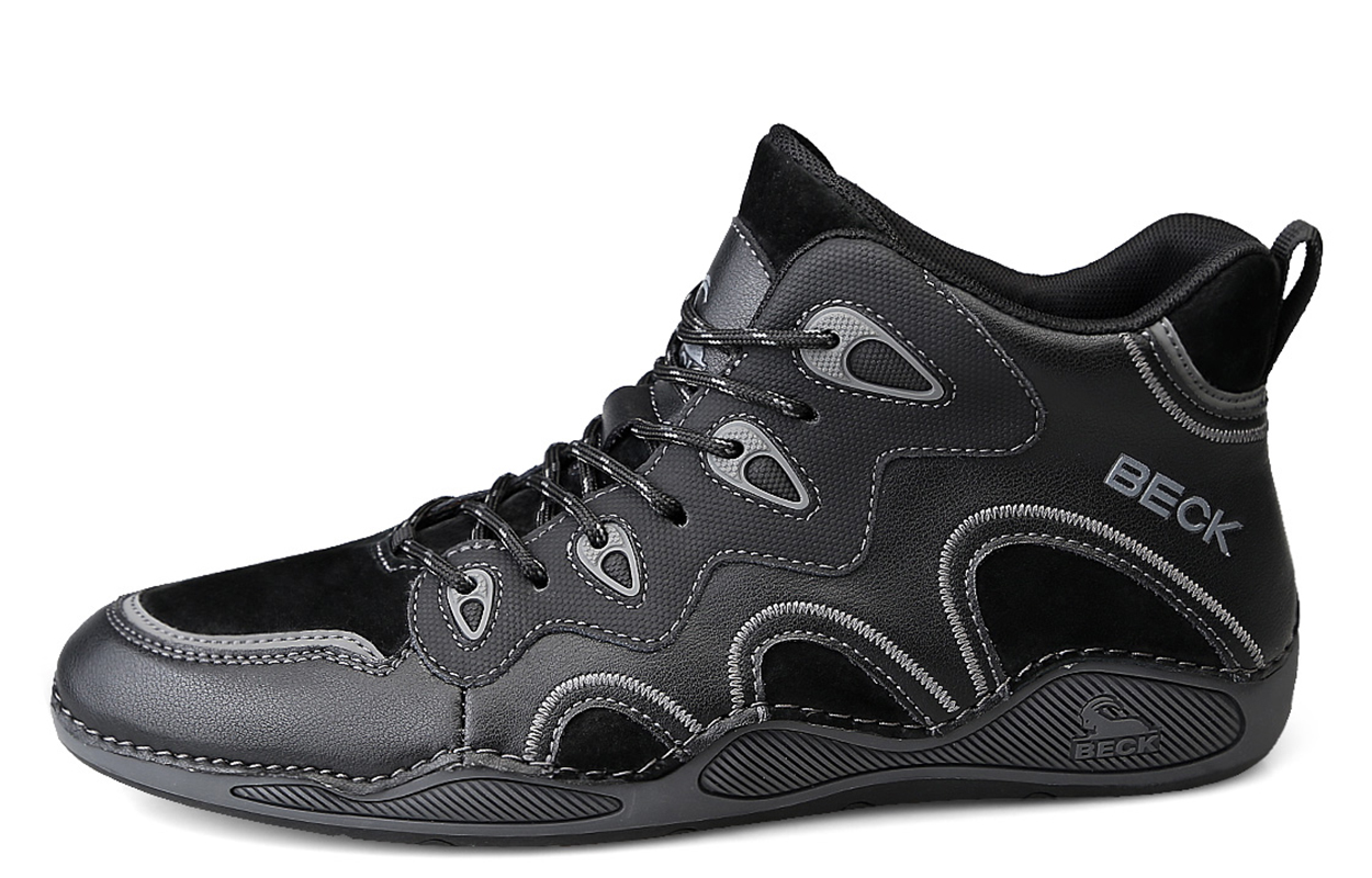 Мужские повседневные туфли с высоким берцем, устойчивые к истиранию и амортизации BECK, Black
Мужские повседневные туфли с высоким берцем, устойчивые к истиранию и амортизации BECK, Black
