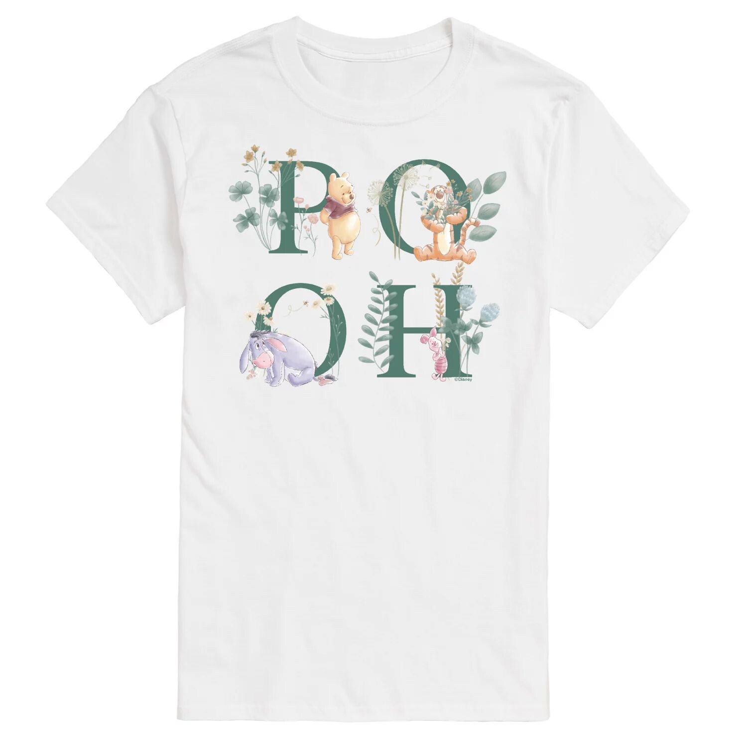 Футболка Disney's Winnie the Pooh с изображением больших и высоких цветов Licensed Character
Футболка Disney's Winnie the Pooh с изображением больших и высоких цветов Licensed Character