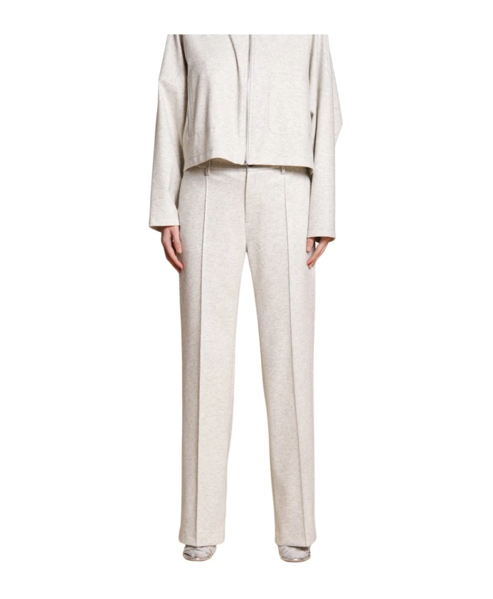 Брюки чинос из фланелевого трикотажа прямого кроя. Mason'S, серый
Брюки чинос из фланелевого трикотажа прямого кроя. Mason'S, серый