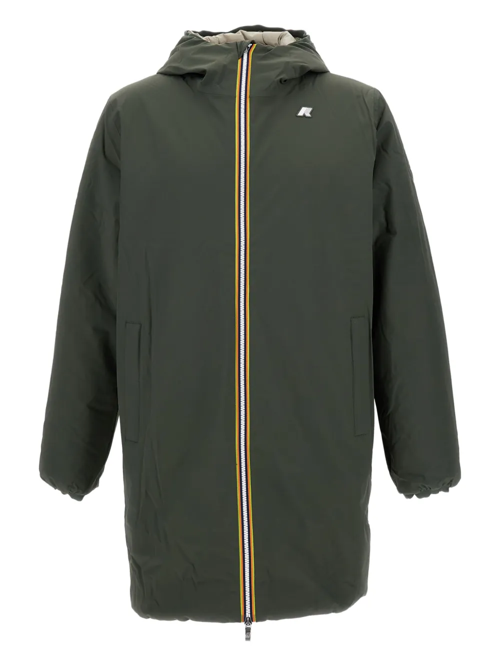 Теплое двустороннее стеганое пальто JacobSt K-Way, зеленый
Теплое двустороннее стеганое пальто JacobSt K-Way, зеленый