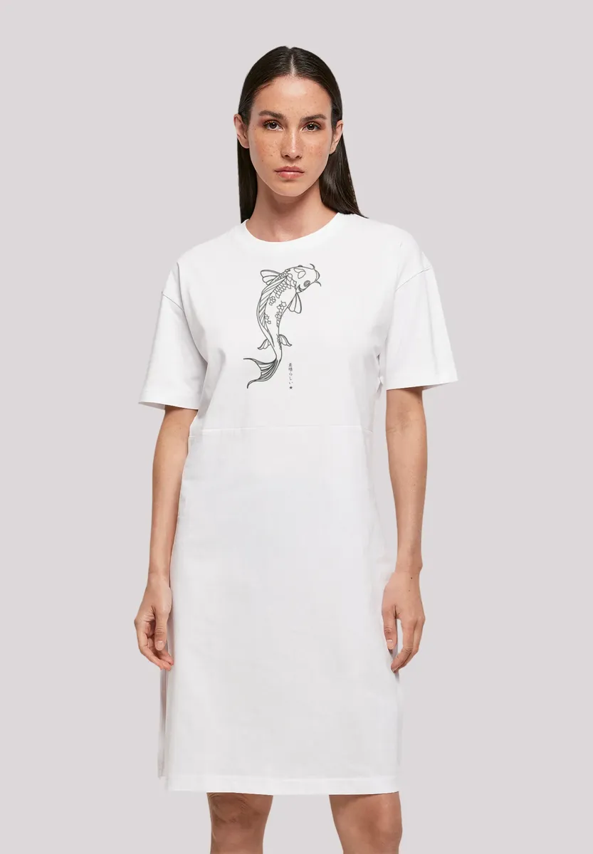 F4NT4STIC Платье-рубашка "Koi Carp Asia", принт, белый
F4NT4STIC Платье-рубашка "Koi Carp Asia", принт, белый