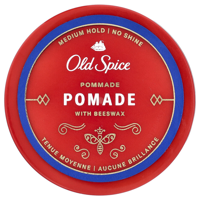 Old Spice, Помада с пчелиным воском, 63 г (2,22 унции)
Old Spice, Помада с пчелиным воском, 63 г (2,22 унции)