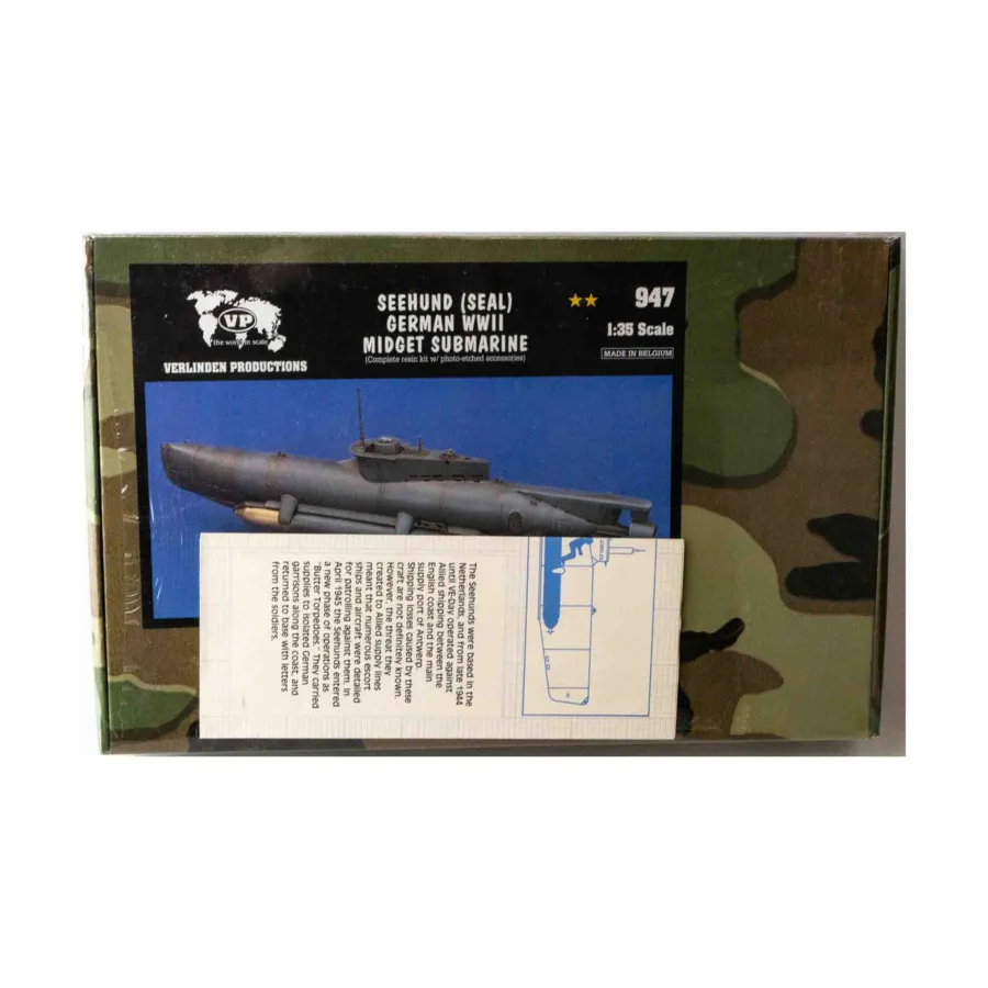 Зеехунд (Тюлень) — немецкая подводная лодка., WWII - Assorted (1:35)
Зеехунд (Тюлень) — немецкая подводная лодка., WWII - Assorted (1:35)