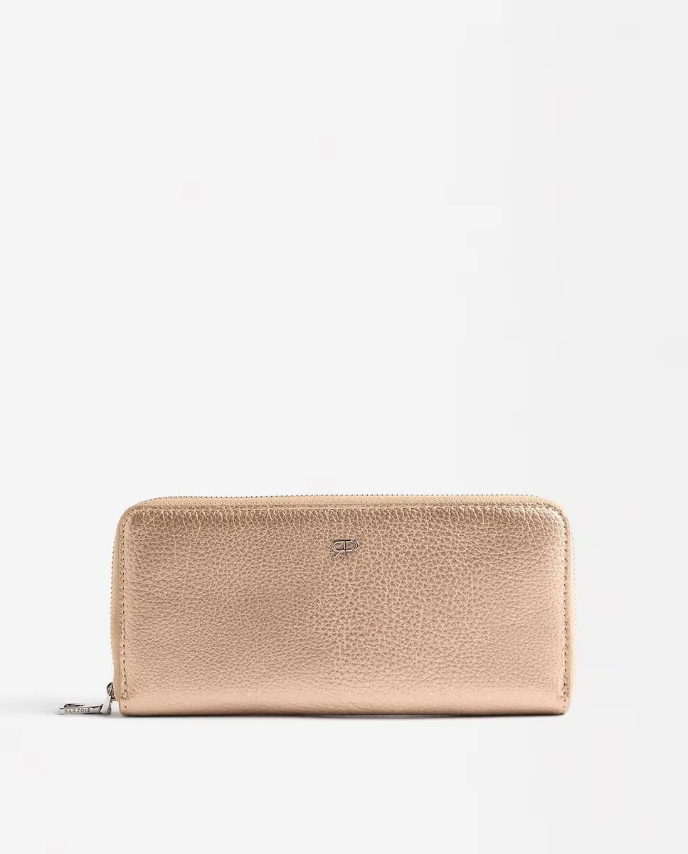 Большой женский кошелек с простой застежкой-молнией Parfois, золотой
Большой женский кошелек с простой застежкой-молнией Parfois, золотой