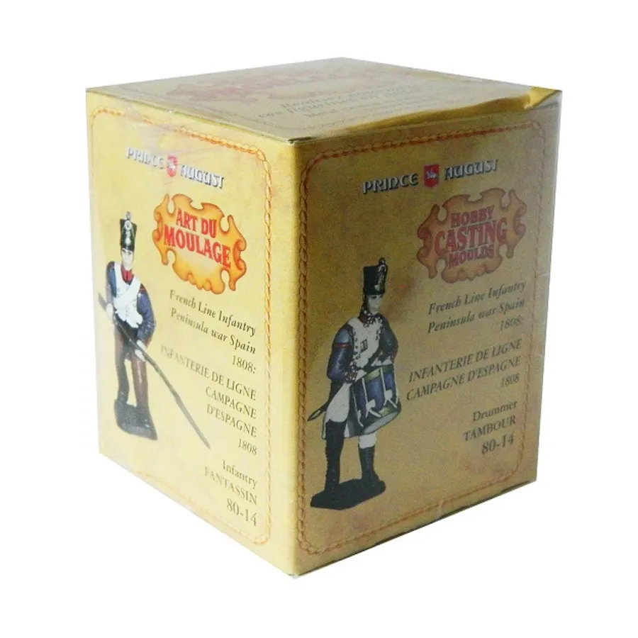 Формы для линейной пехоты, Napoleonic Moulds - France (54mm)
Формы для линейной пехоты, Napoleonic Moulds - France (54mm)
