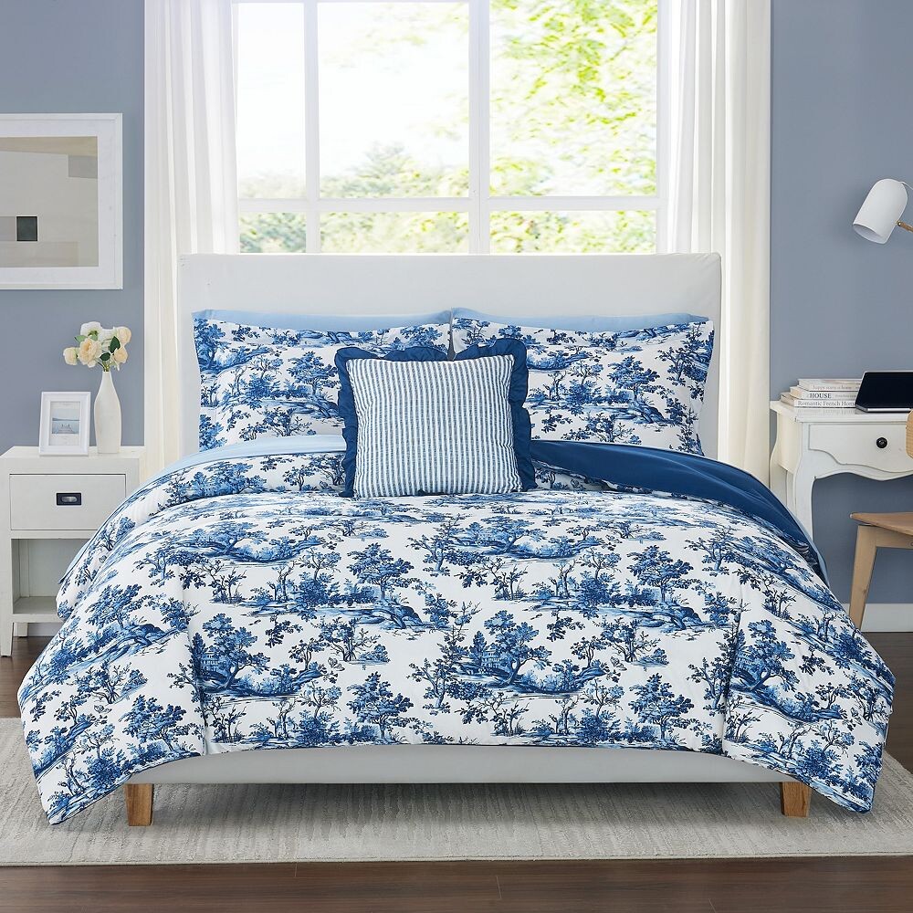 Комплект одеял Modern Threads Shaya Toile с цветочным принтом из 8 предметов, синий
Комплект одеял Modern Threads Shaya Toile с цветочным принтом из 8 предметов, синий