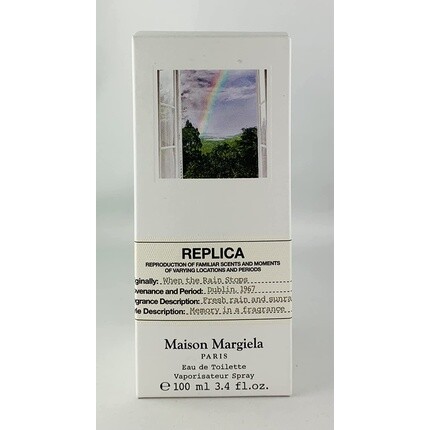 Maison Margiela Replica When The Rain Stops Eau De Toilette Vaporisateur Spray 100ml 3.4Oz
Maison Margiela Replica When The Rain Stops Eau De Toilette Vaporisateur Spray 100ml 3.4Oz