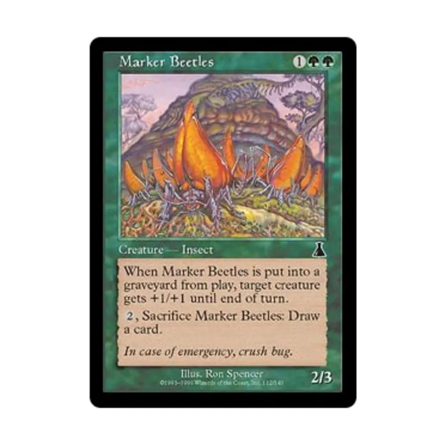 CCG Маркерные жуки (С), MTG - Urza's Destiny
CCG Маркерные жуки (С), MTG - Urza's Destiny