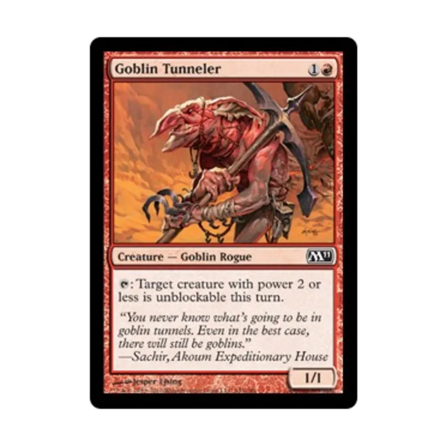 CCG Гоблин-проходец туннеля (С) (фольга), MTG - Magic 2011
CCG Гоблин-проходец туннеля (С) (фольга), MTG - Magic 2011