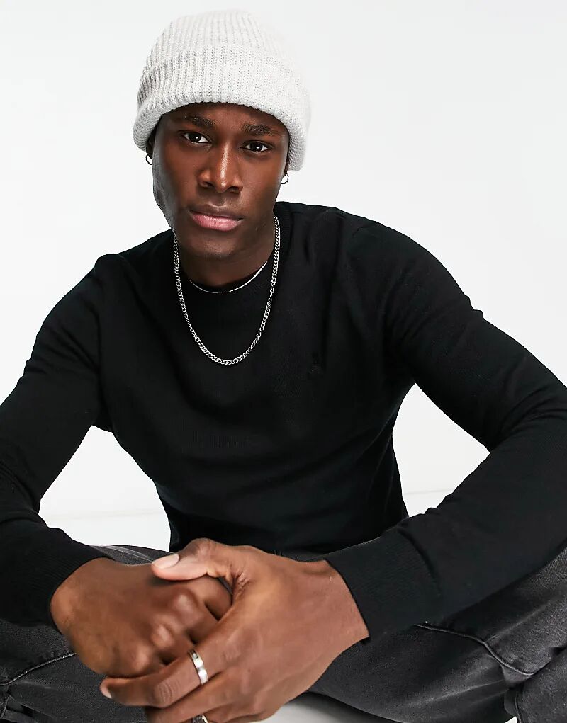 Джемпер с круглым вырезом черного цвета Scalpers
Джемпер с круглым вырезом черного цвета Scalpers