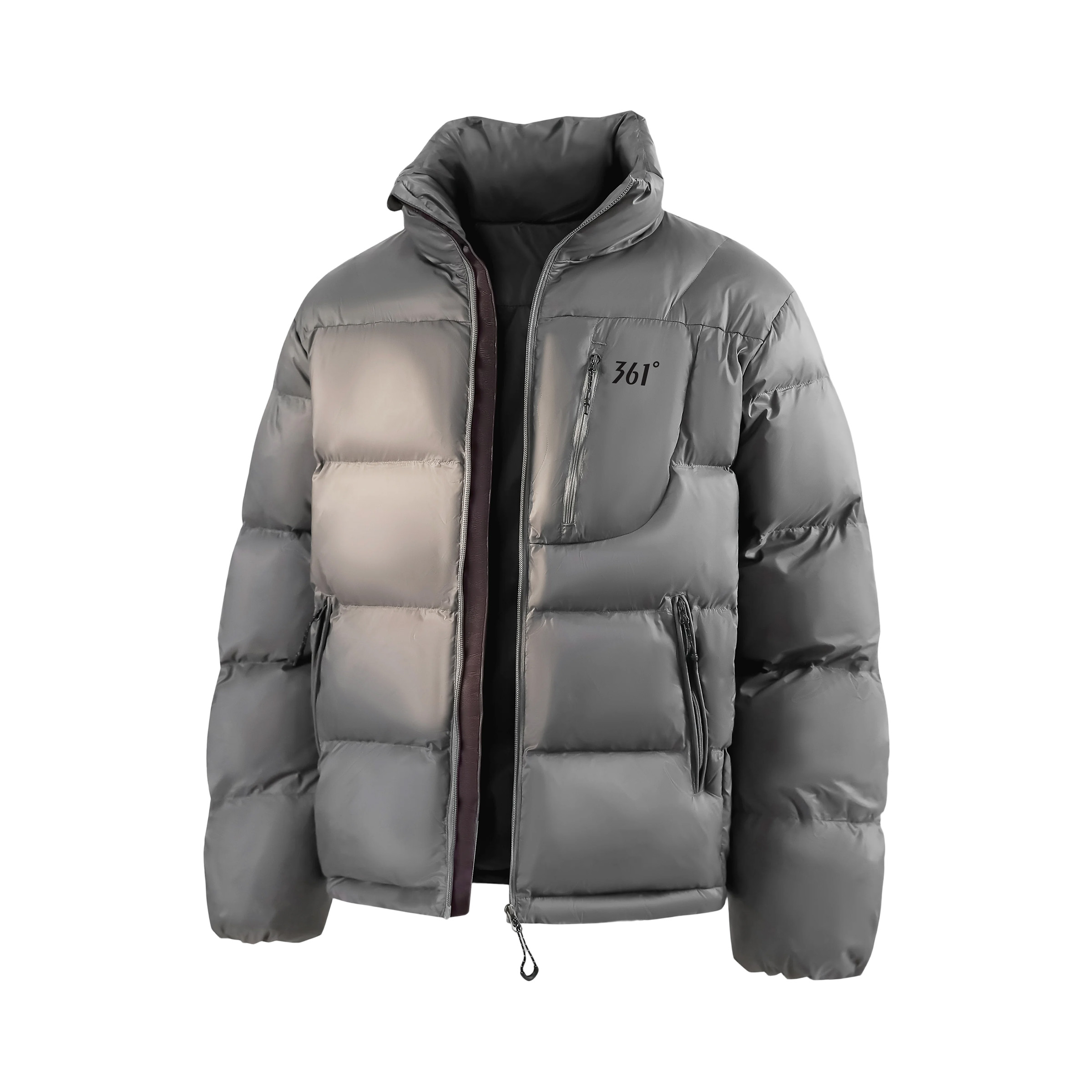 361° Пуховики унисекс ледниково-серого цвета с воротником-стойкой, утепленная пуховая куртка
361° Пуховики унисекс ледниково-серого цвета с воротником-стойкой, утепленная пуховая куртка