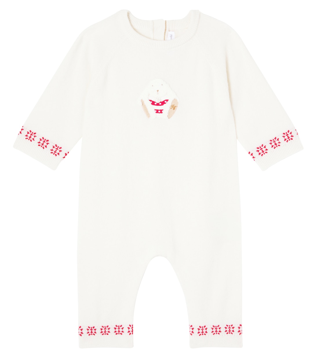 Детский вышитый комбинезон из шерсти и кашемира Tartine et Chocolat, Nacre
Детский вышитый комбинезон из шерсти и кашемира Tartine et Chocolat, Nacre