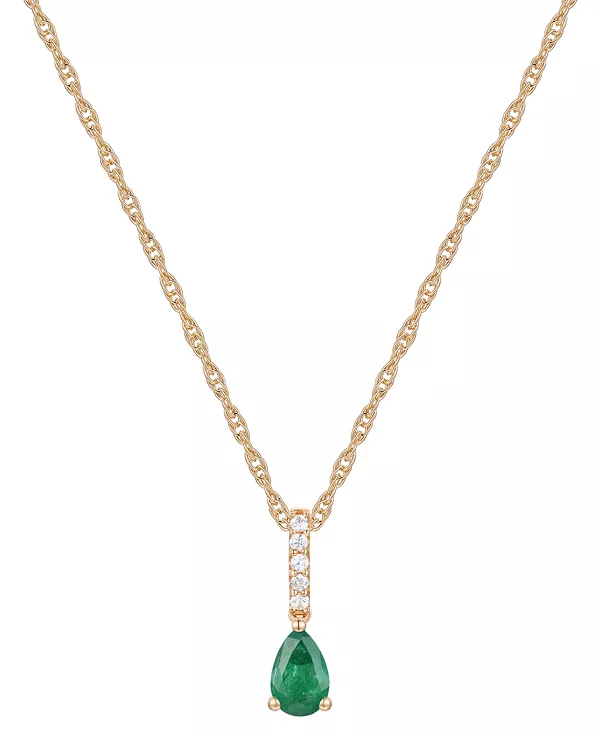 Линейное ожерелье с подвеской длиной 18 дюймов из 14-каратного белого золота с сапфиром (1/2 карата) и бриллиантом (1/20 карата) (также доступно с рубинами и изумрудами) Macy'S, emerald
Линейное ожерелье с подвеской длиной 18 дюймов из 14-каратного белого золота с сапфиром (1/2 карата) и бриллиантом (1/20 карата) (также доступно с рубинами и изумрудами) Macy'S, emerald