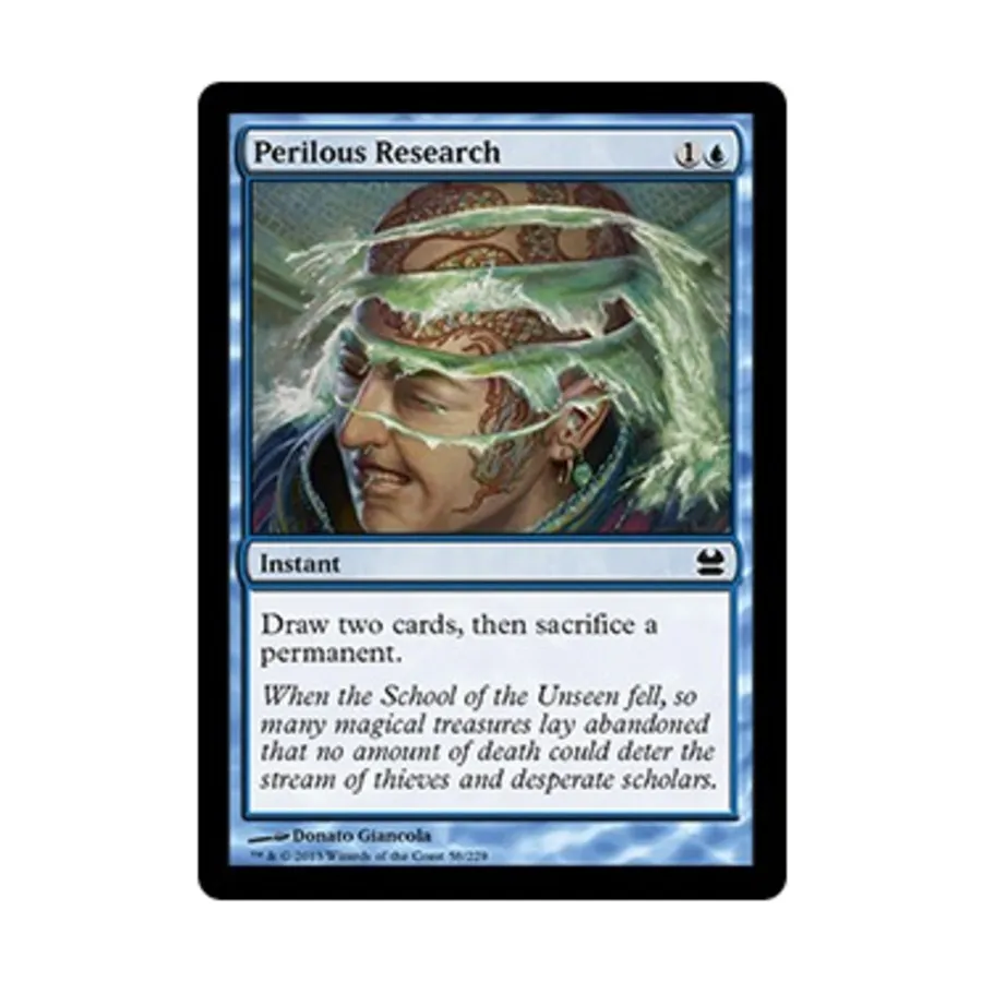 CCG Опасные исследования (С) (фольга), MTG - Modern Masters 2013
CCG Опасные исследования (С) (фольга), MTG - Modern Masters 2013