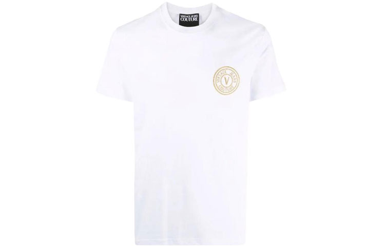 Футболка из хлопка с логотипом VERSACE JEANS COUTURE, белый
Футболка из хлопка с логотипом VERSACE JEANS COUTURE, белый