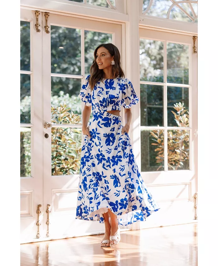 Женское платье Aminah с рукавами-фонариками Petal and Pup, синий
Женское платье Aminah с рукавами-фонариками Petal and Pup, синий