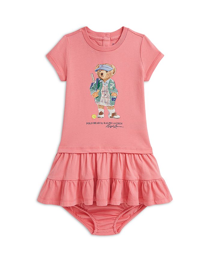 Платье для девочки Polo Bear из хлопкового джерси с ярусами - Baby Ralph Lauren, розовый
Платье для девочки Polo Bear из хлопкового джерси с ярусами - Baby Ralph Lauren, розовый