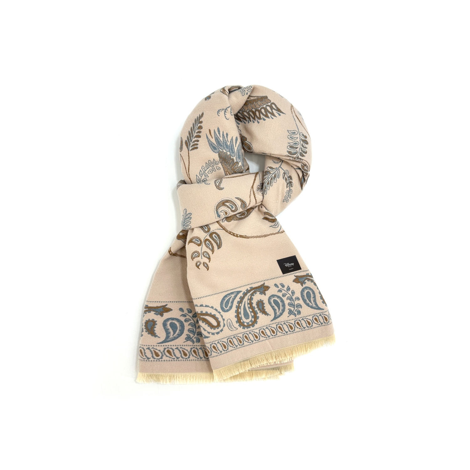 Disney Вязаный шарф унисекс, Beige Gray 
Disney Вязаный шарф унисекс, Beige Gray