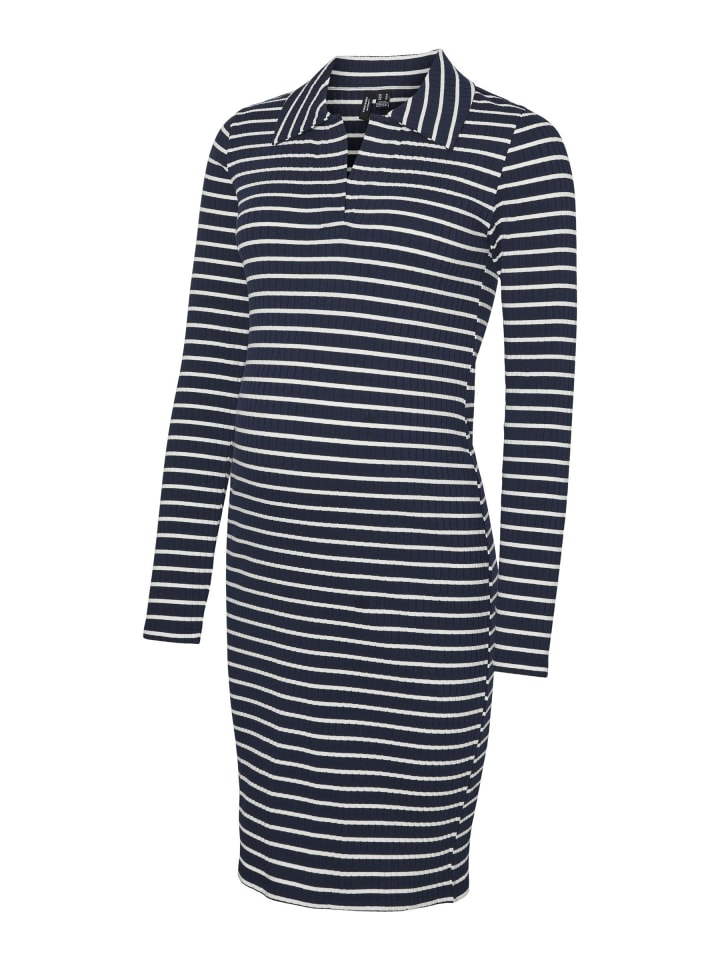 Платье до колена Vero Moda, темно-синий 
Платье до колена Vero Moda, темно-синий