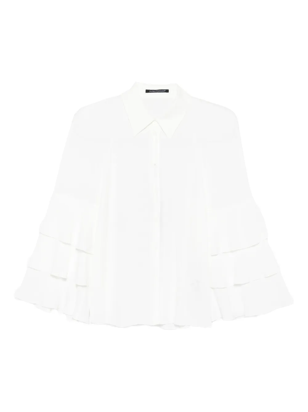 Блузка с оборками на рукавах Luisa Cerano, белый
Блузка с оборками на рукавах Luisa Cerano, белый