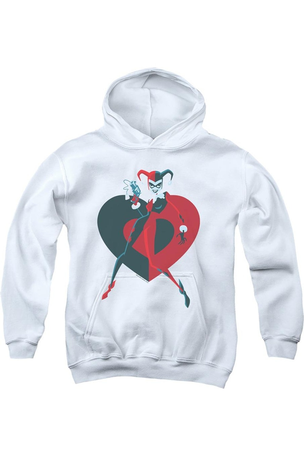 Батмен и Харли Квин Молодежная толстовка с капюшоном Gildan, белый
Батмен и Харли Квин Молодежная толстовка с капюшоном Gildan, белый
