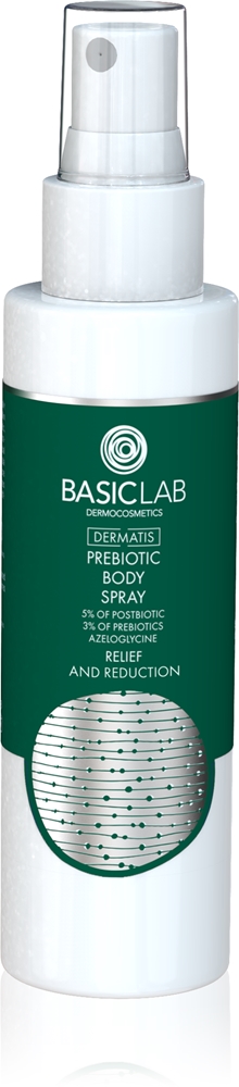 Dermocosmetics dermatis успокаивающий пребиотический увлажняющий крем против раздражения спрей Basiclab, veidui ir kūnui 100 мл
Dermocosmetics dermatis успокаивающий пребиотический увлажняющий крем против раздражения спрей Basiclab, veidui ir kūnui 100 мл