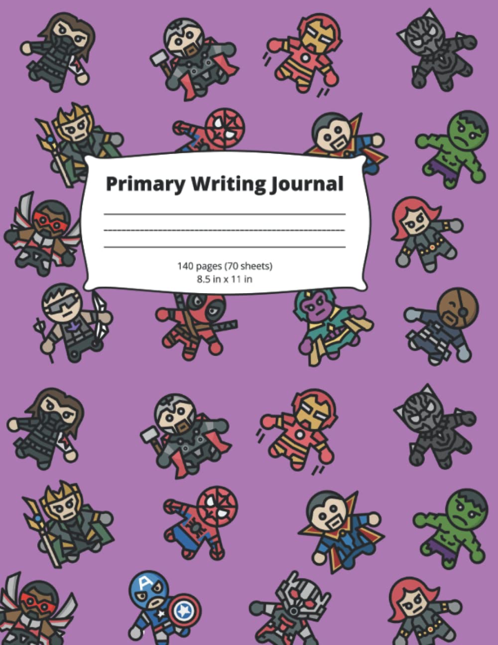 Avenging Superheroes Primary Writing Book: Gifts for Superhero Fans (Independently published)
Avenging Superheroes Primary Writing Book: Gifts for Superhero Fans (Independently published)