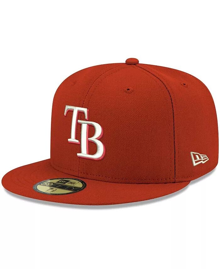 Мужская красная приталенная кепка с логотипом Tampa Bay Rays, белая 59FIFTY New Era
Мужская красная приталенная кепка с логотипом Tampa Bay Rays, белая 59FIFTY New Era