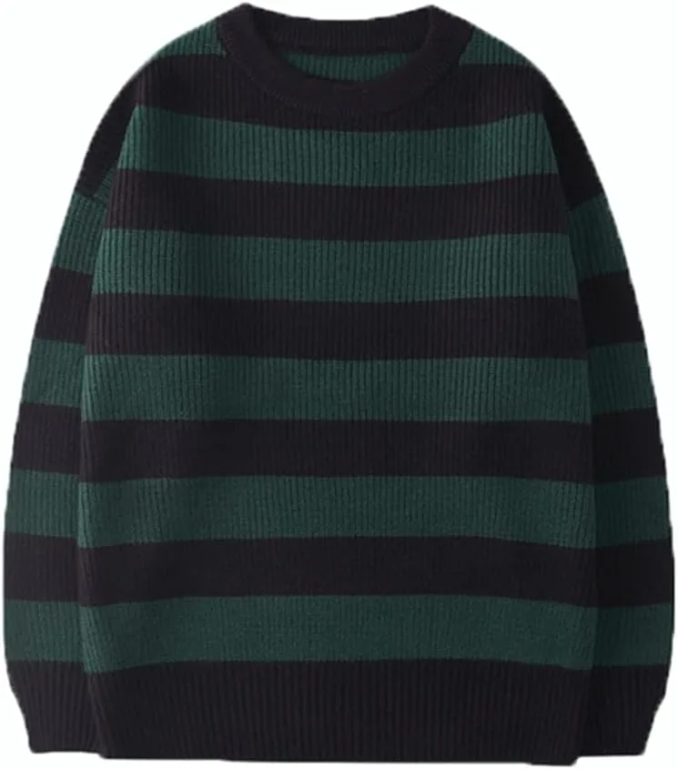 Свитер вязаный Harajuku Casual Pullover GN в полоску HEYDHSDC
Свитер вязаный Harajuku Casual Pullover GN в полоску HEYDHSDC