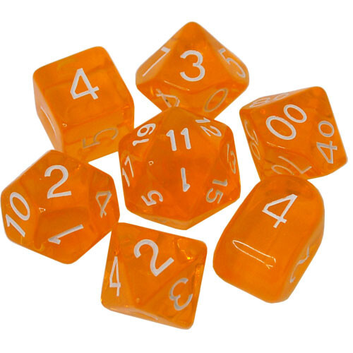 Аксессуары Role 4 Initiative R4I Dice w/ Arch'd4: Translucent - Orange w/ White (7)
Аксессуары Role 4 Initiative R4I Dice w/ Arch'd4: Translucent - Orange w/ White (7)